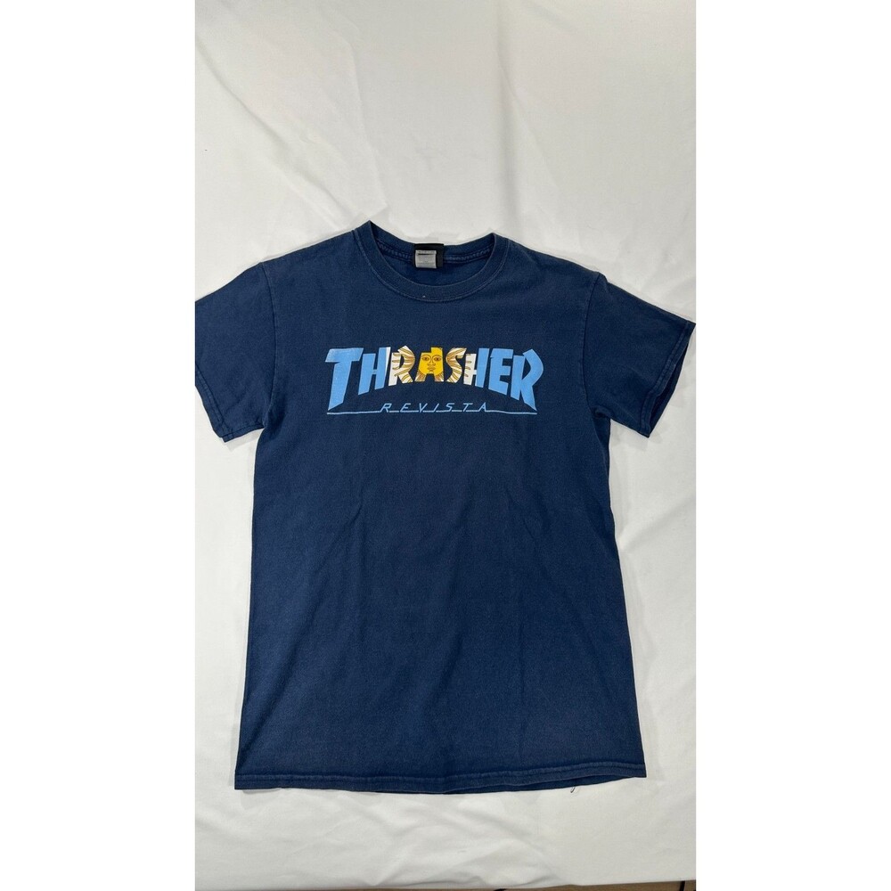 Thrasher Magazine T Shirt Revista Skateboarding Vintage Celestial Size Small BO